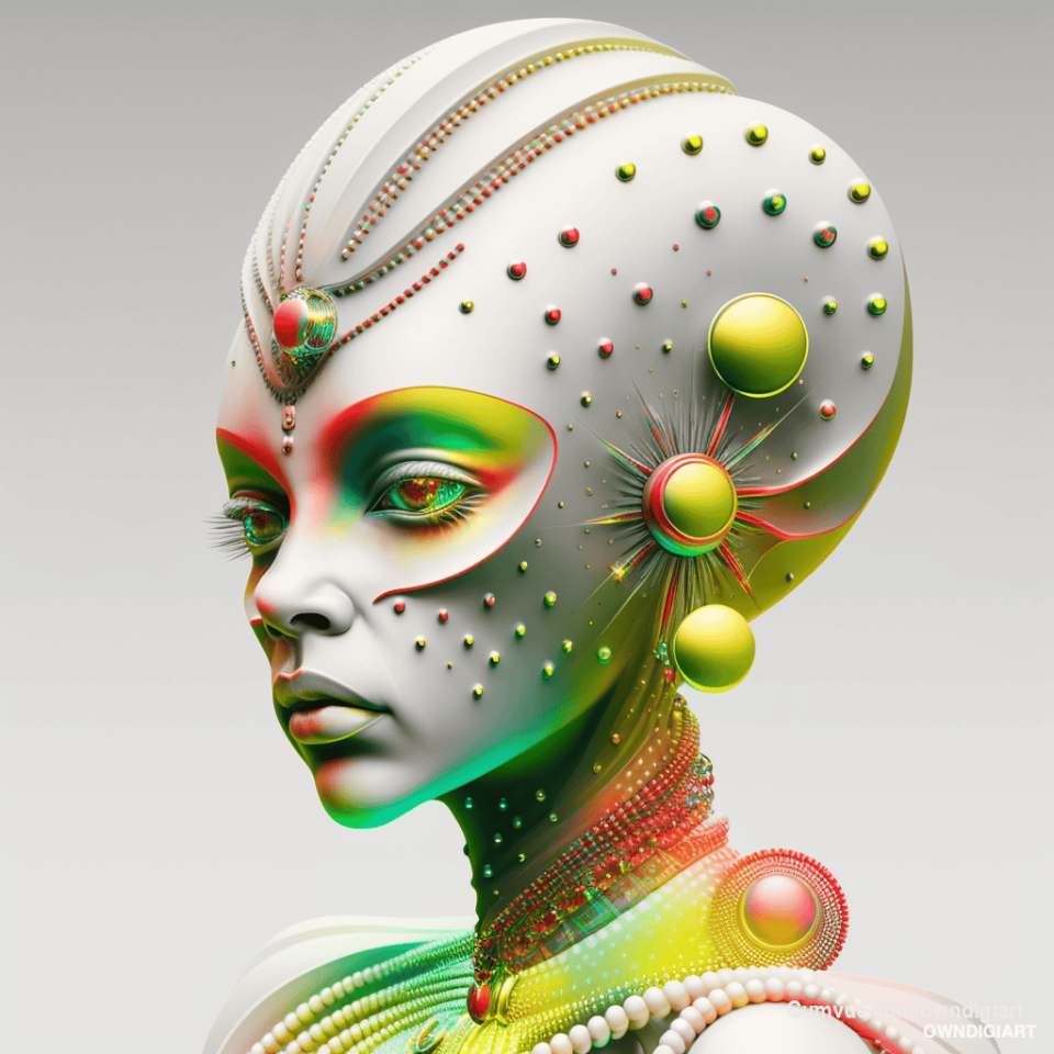New! Posed RYG Alien.
#aiart #alienart #midjourney # redyellowgreen